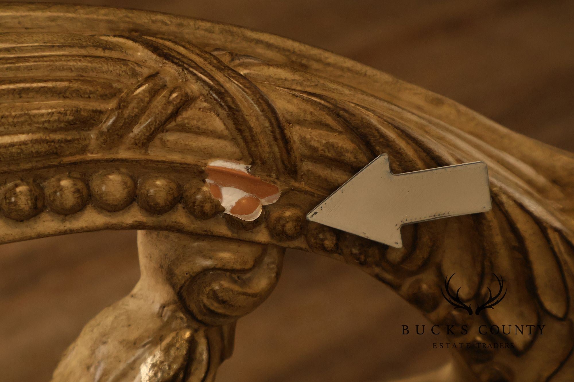 French Louis XV Style Carved Painted Upholstered Bench