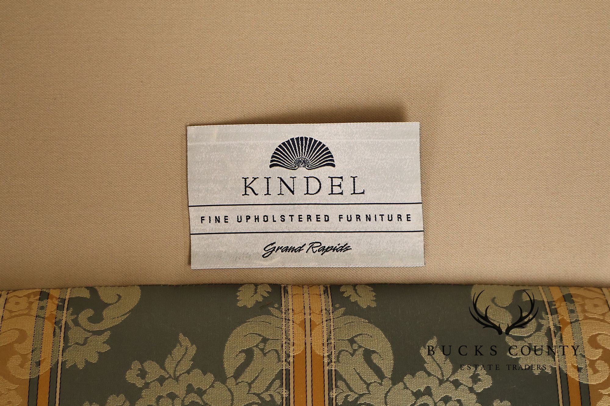 Kindel Custom Upholstered Channel Back Sofa