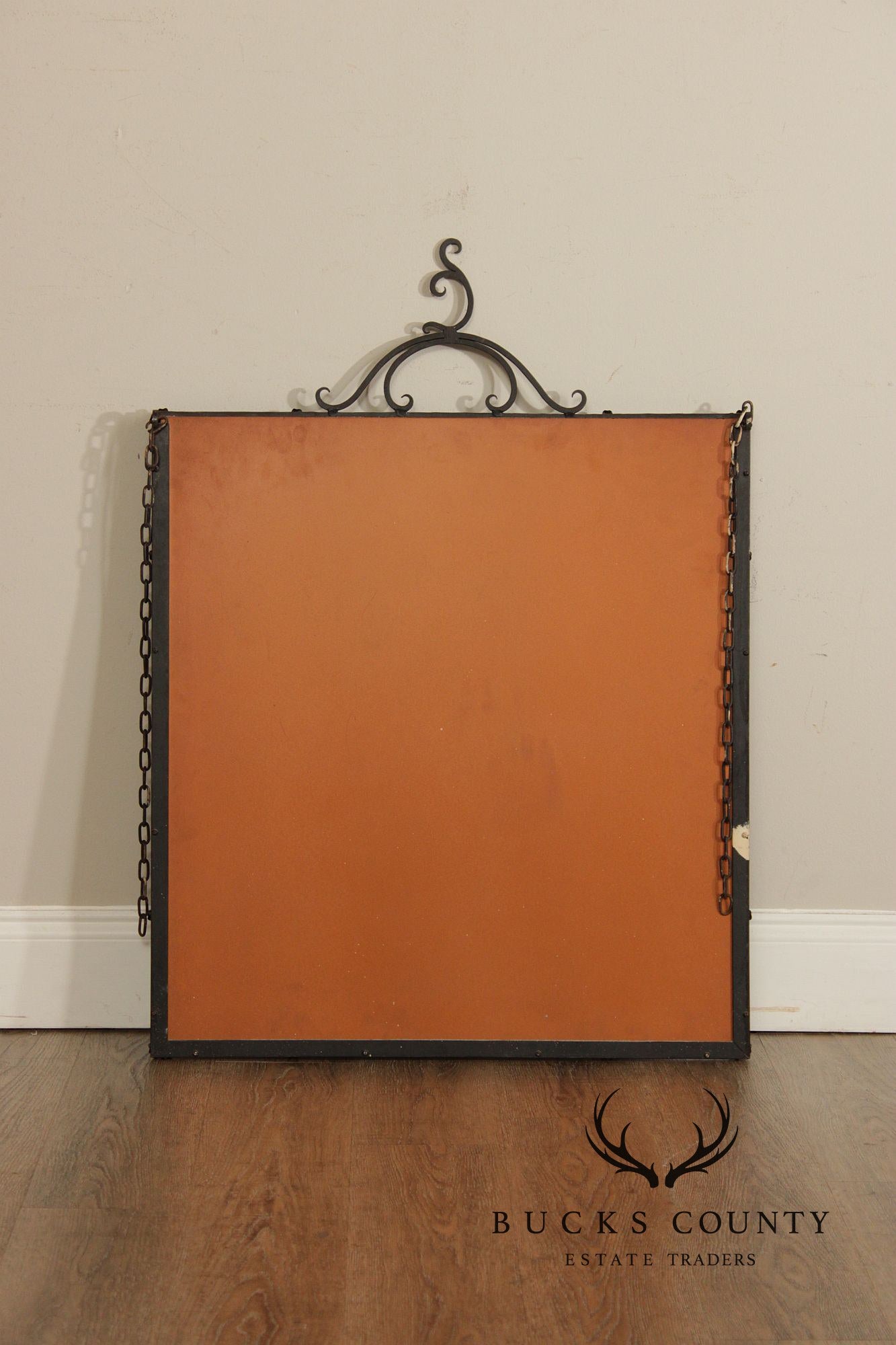 Spanish Colonial Style Wrought Iron Wall Mirror