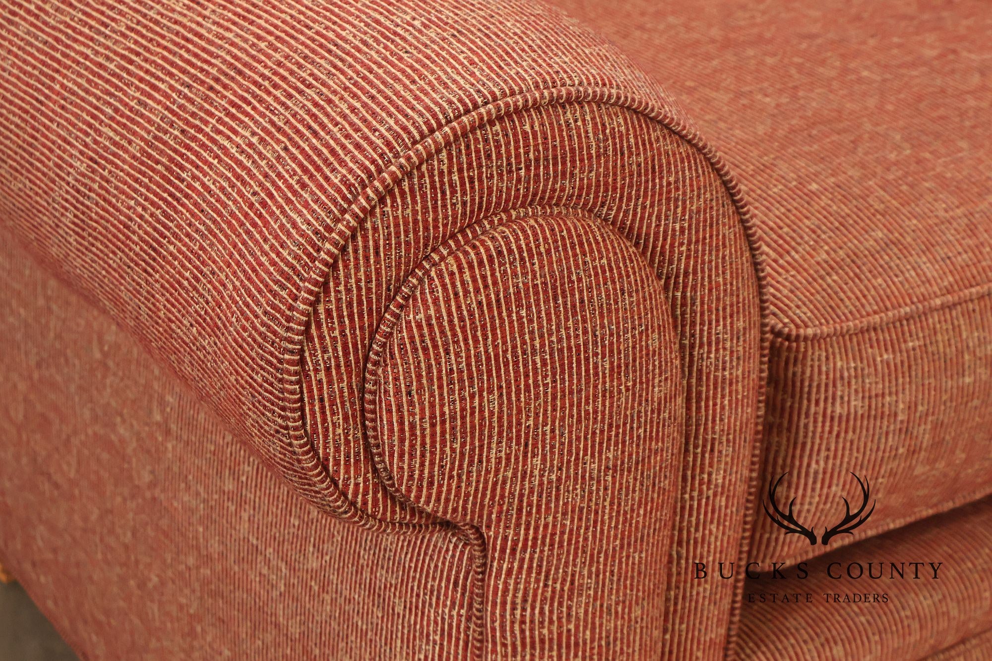 Contemporary Rolled Arm Upholstered Sofa