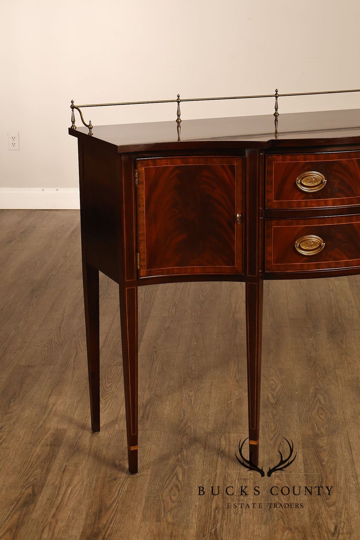 Henkel Harris Federal Style Mahogany Sideboard
