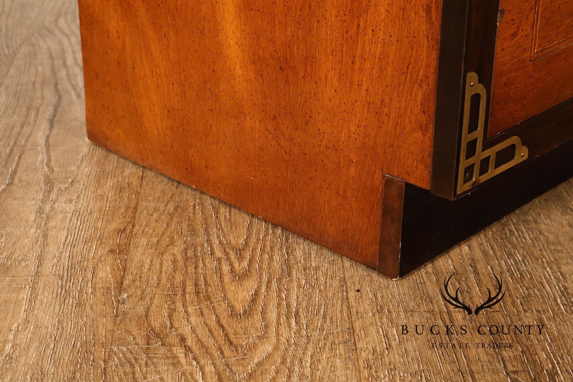 Vintage Bassett Chinoiserie Style Nightstands