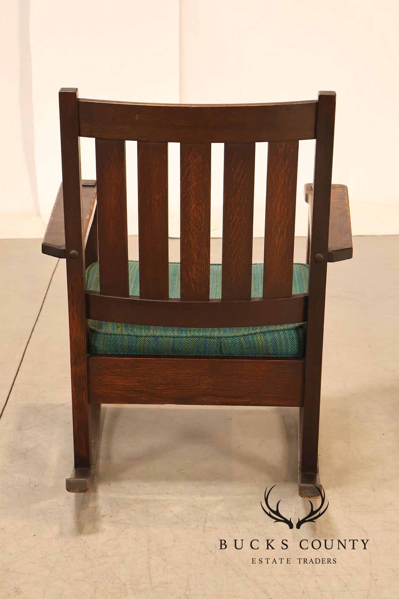 Antique Stickley Brothers Mission Oak Rocking Chair