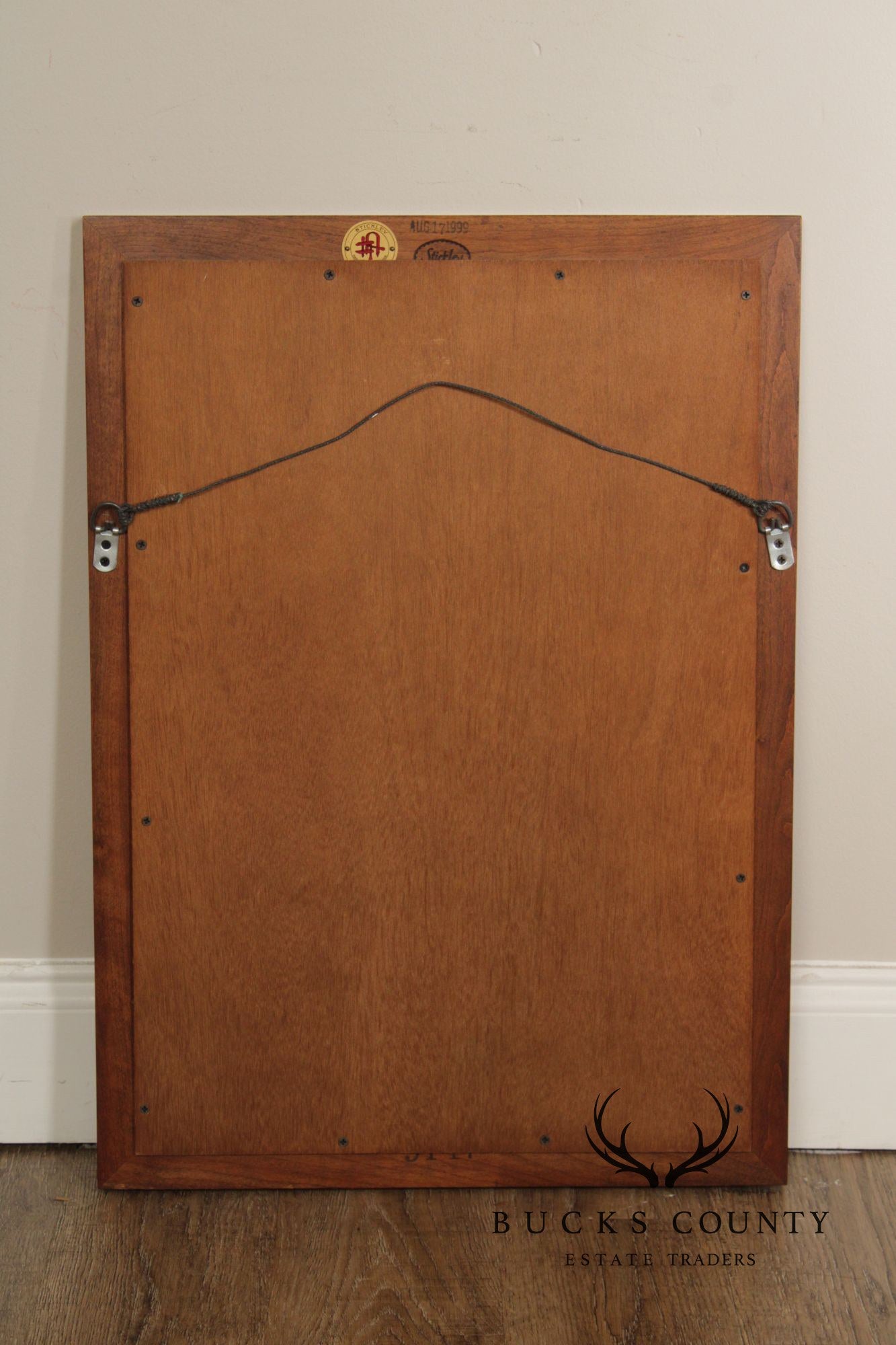Stickley Soild Cherry Vintage Rectangular Wall Mirror