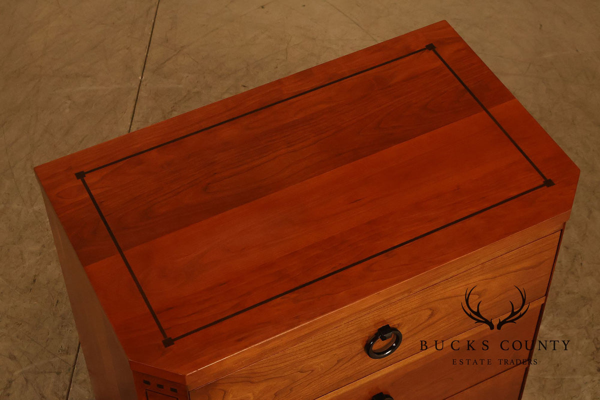 Stickley 21st Century Collection Cherry Three-Drawer Nightstand