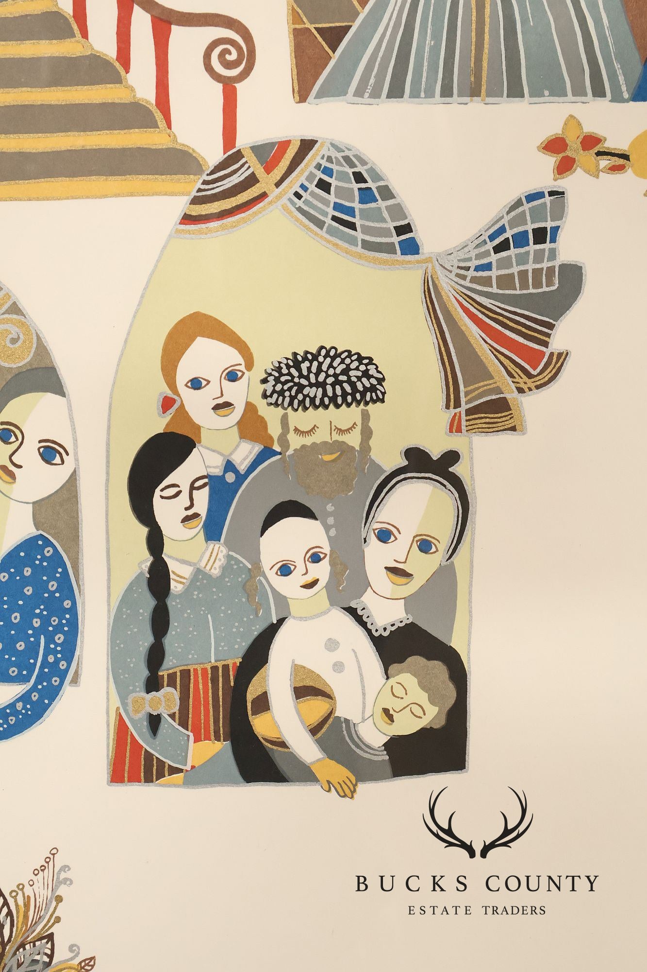 Ilan Hasson Post War Limited Edition Print, 'Waiting for Messiah'