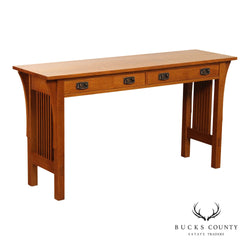 Stickley Mission Collection Oak Sofa Table