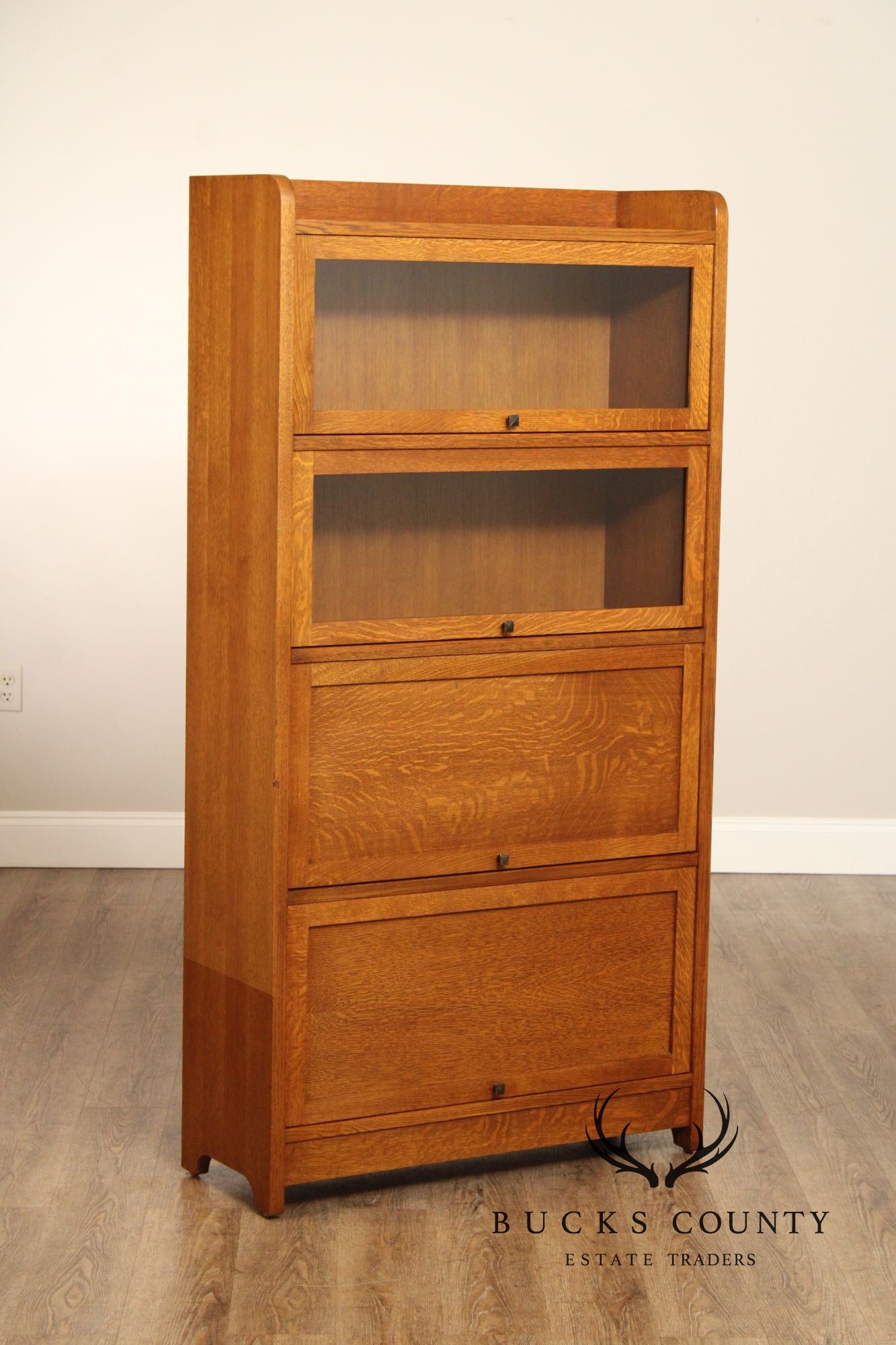 Stickley Mission Collection Oak Barrister Bookcase