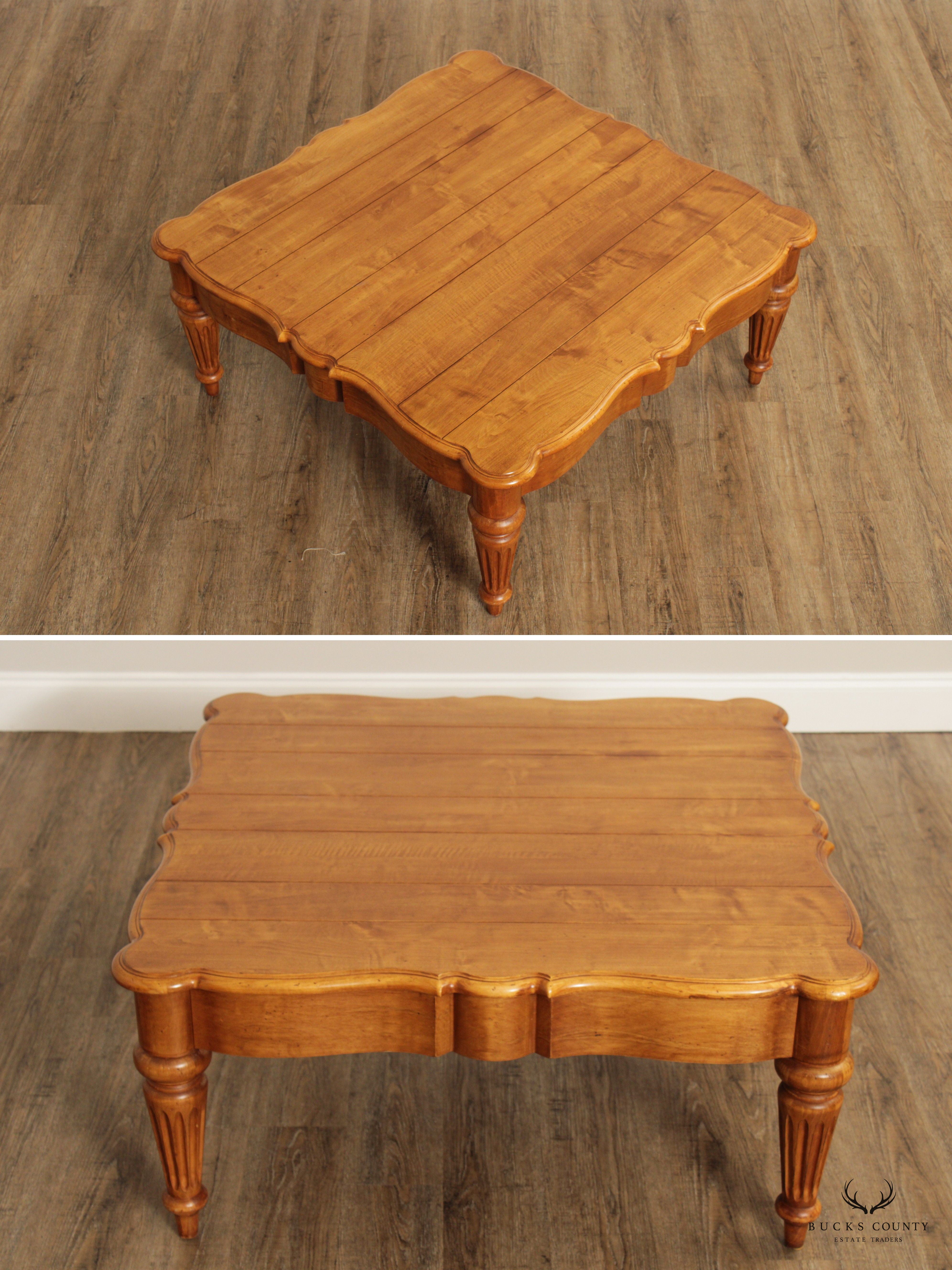 Ethan Allen 'Legacy' Square Top Maple Coffee Table