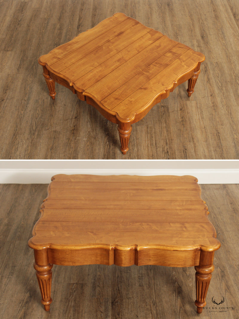 Ethan Allen 'Legacy' Square Top Maple Coffee Table