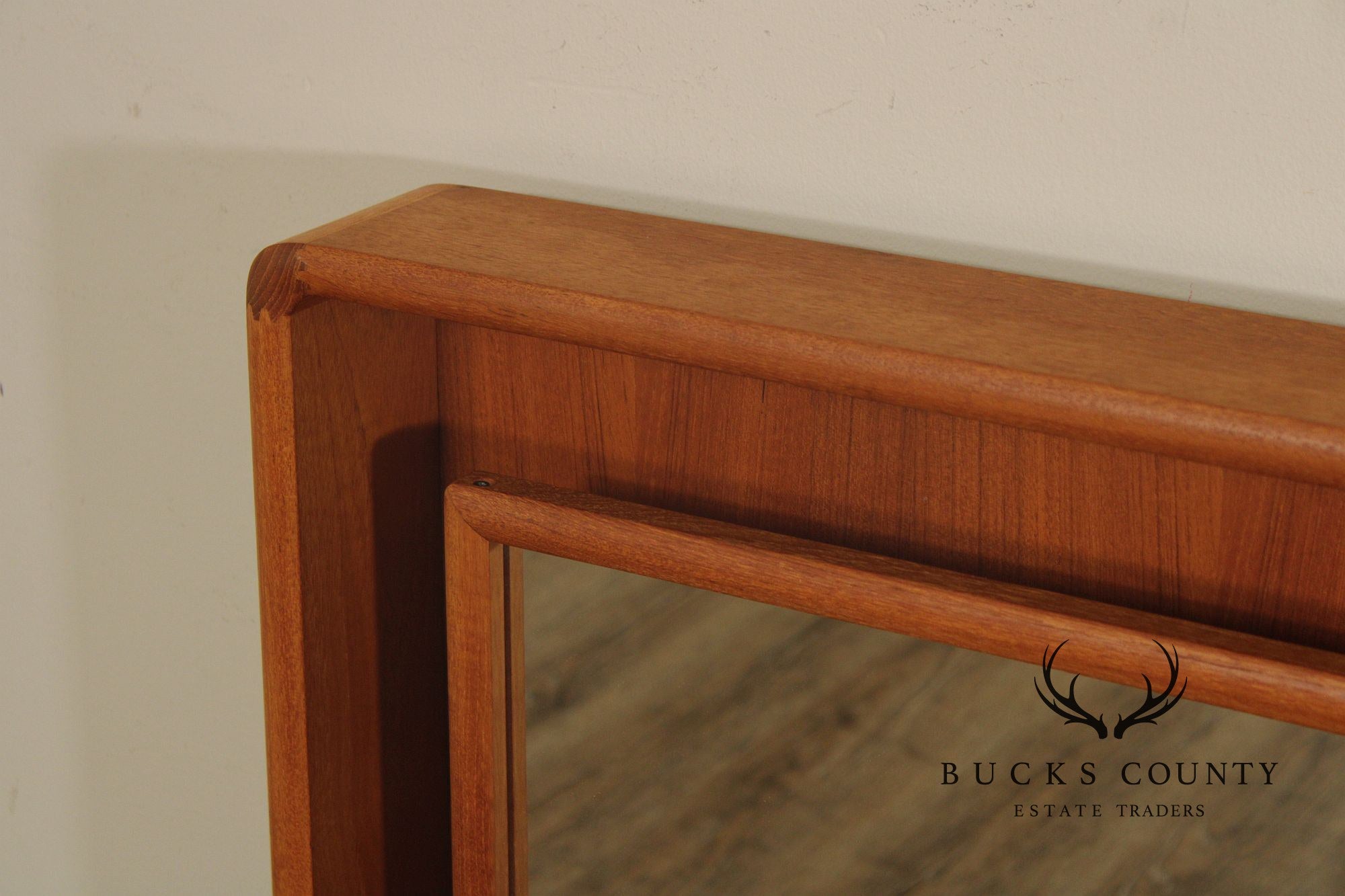 Pedersen & Hansen Mid-Century Modern Illuminated Teak Wall Mirror