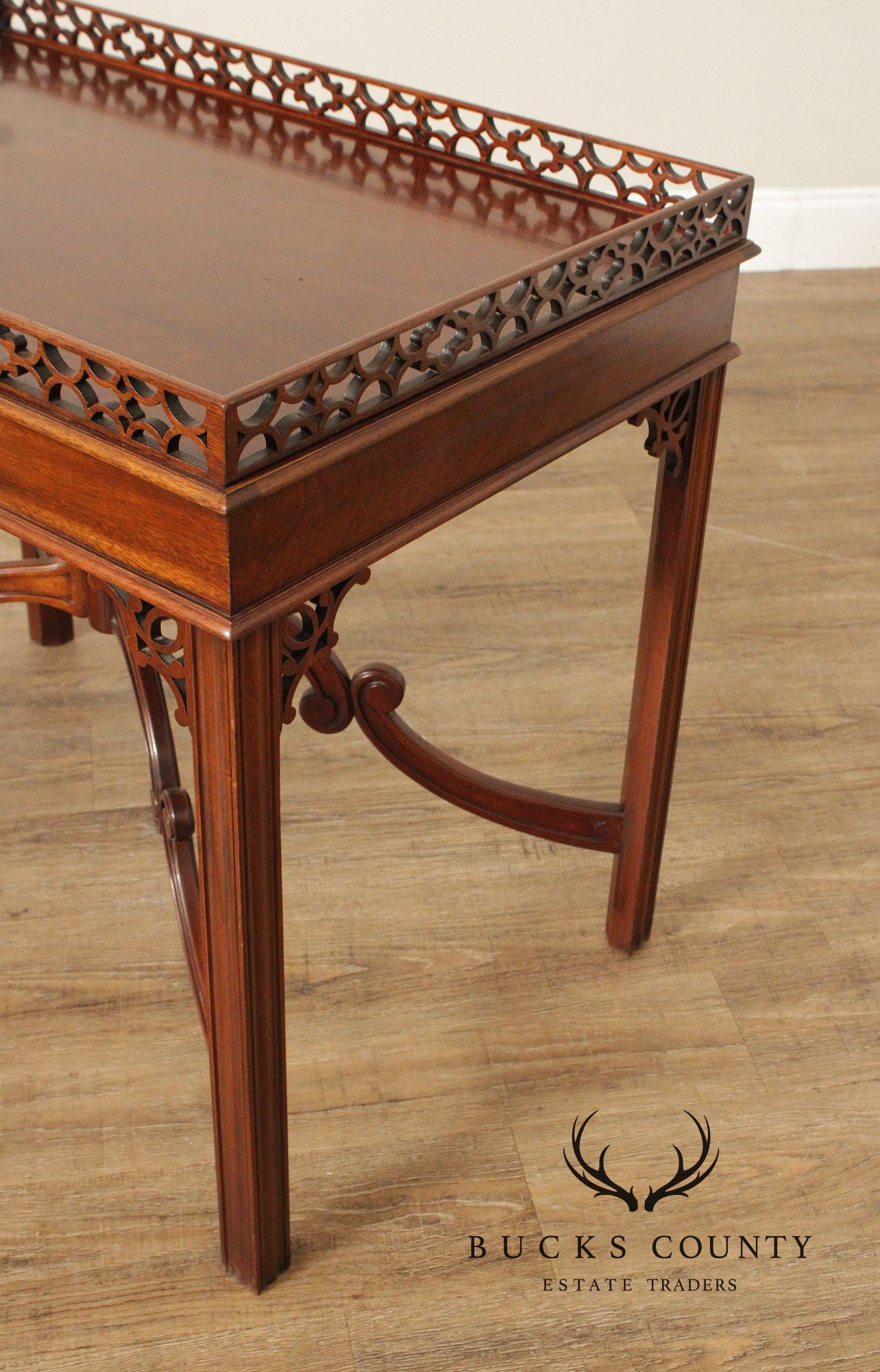 Sutton Century Reproductions Chippendale Style Mahogany Tea Table