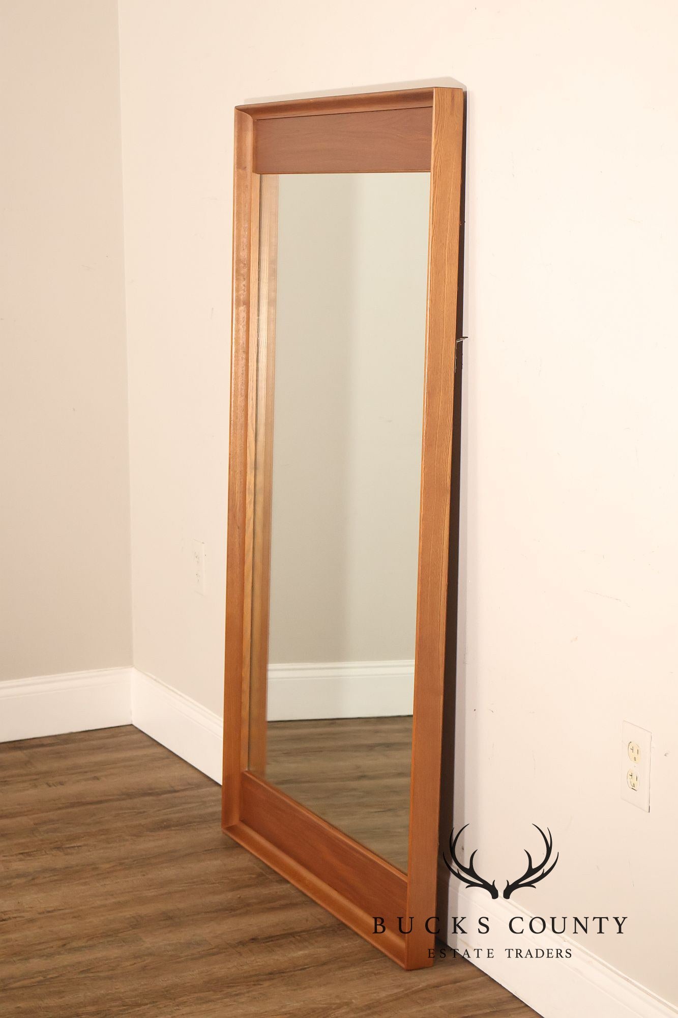 Danish Modern Vintage Teak Wall Mirror