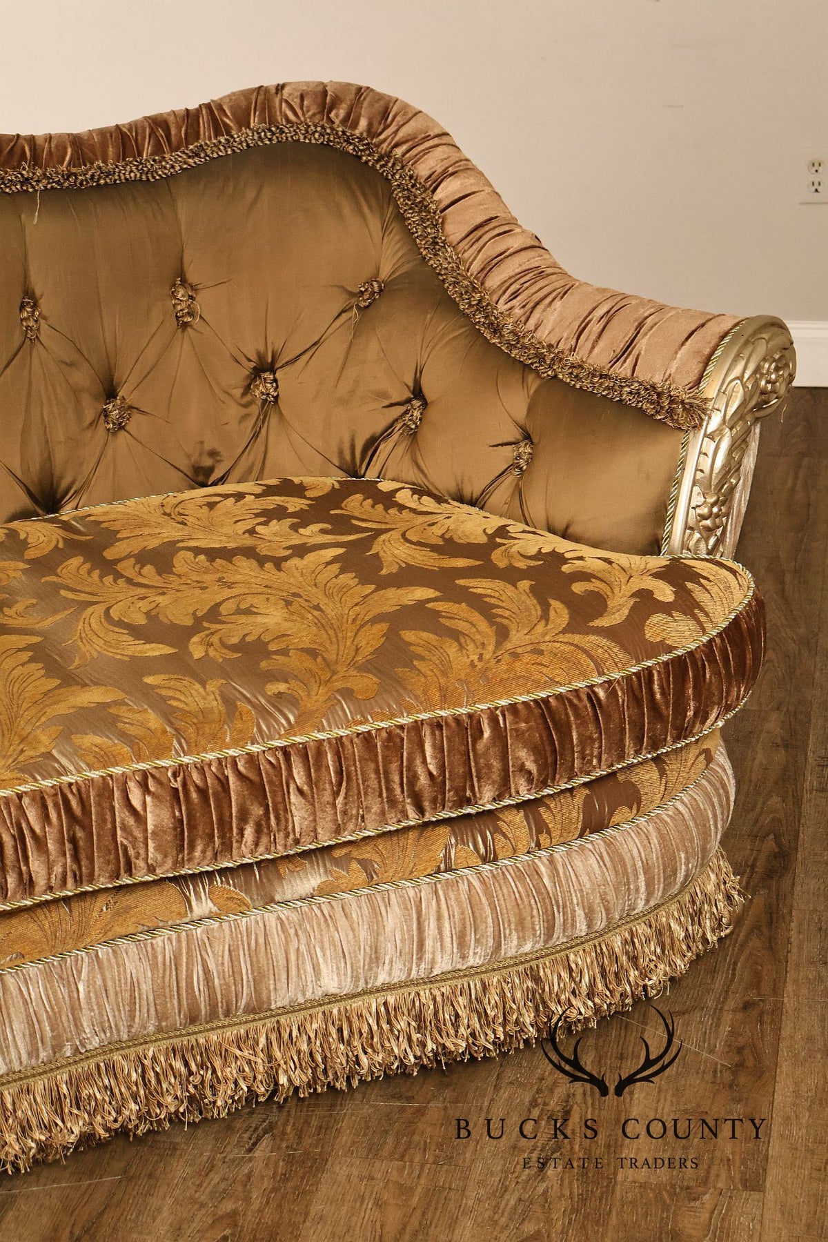 Italian Renaissance Style Upholstered Sofa