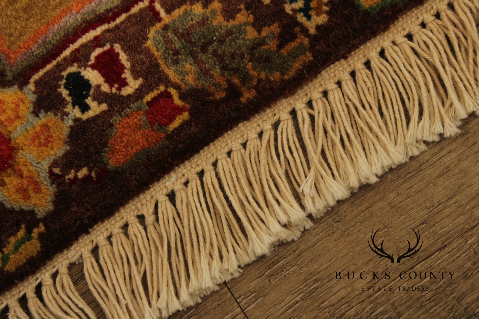 Arts & Crafts Style Wool Area Rug
