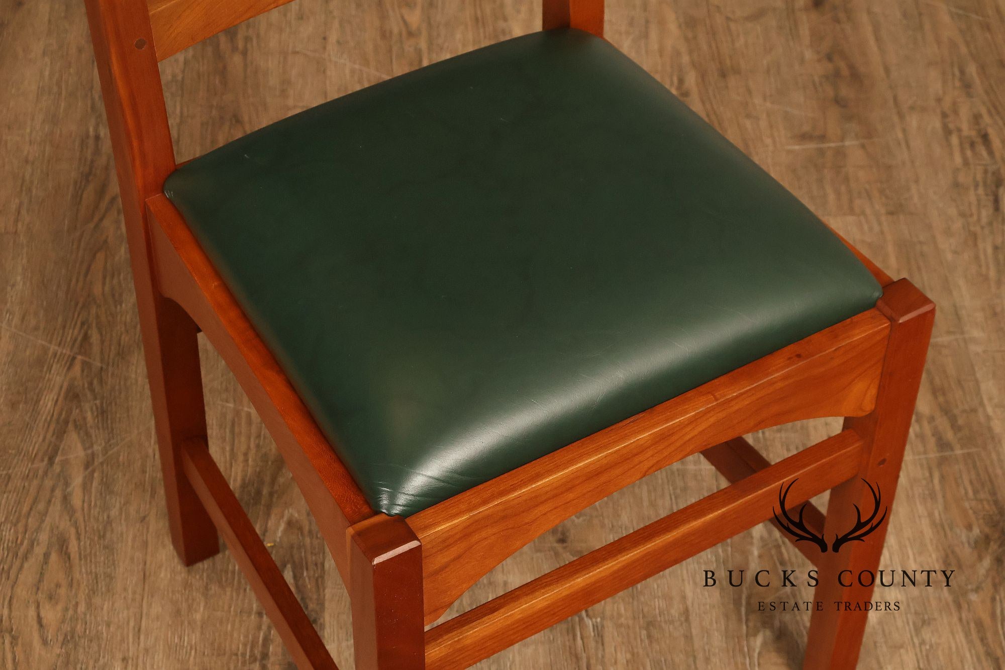 Stickley Cherry Harvey Ellis Mission Collection Pair Of Dining Chairs