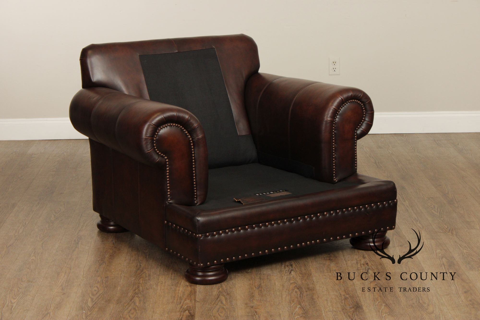 Bernhardt Traditional Leather Club Chair