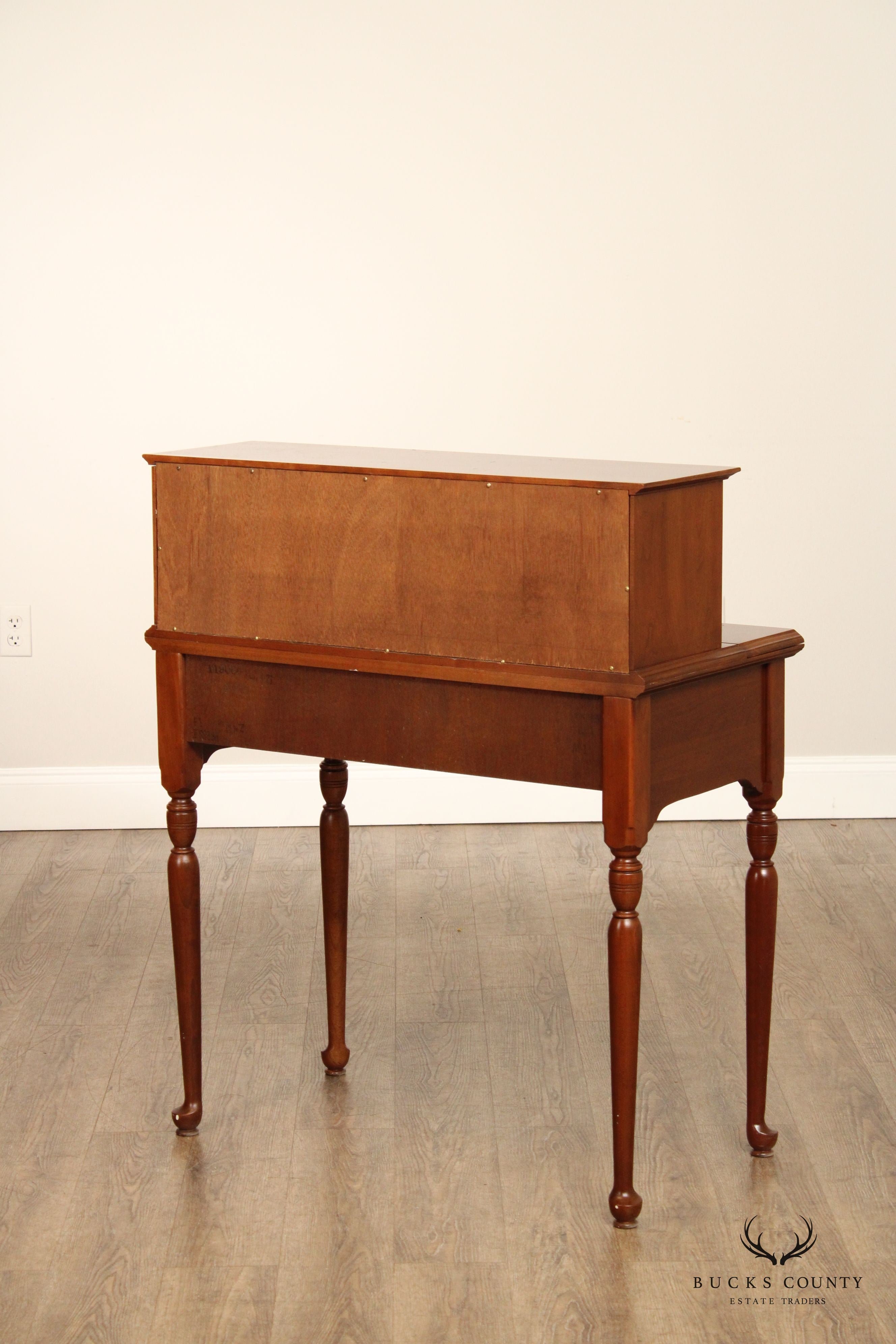 Ethan Allen Traditional Cherry Writing Desk