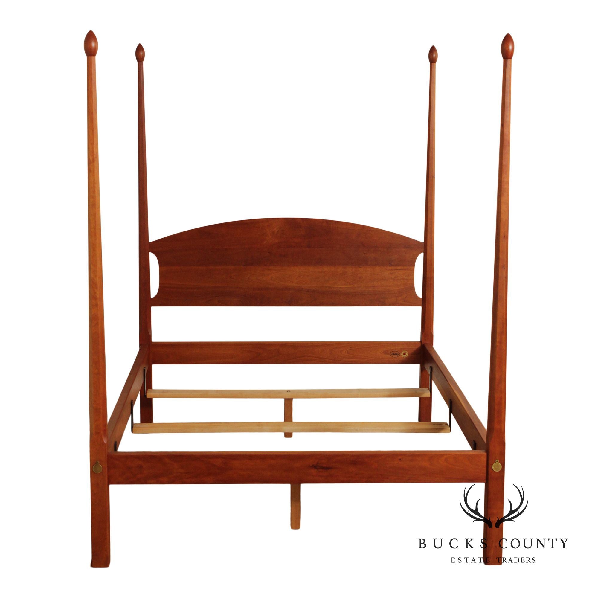 Stickley Duanesburg Collection Cherry Queen Poster Bed