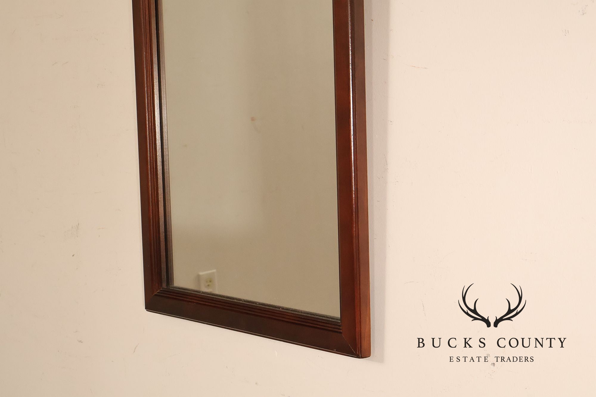 Pulaski Furniture Queen Anne Style Mahogany Wall Mirror