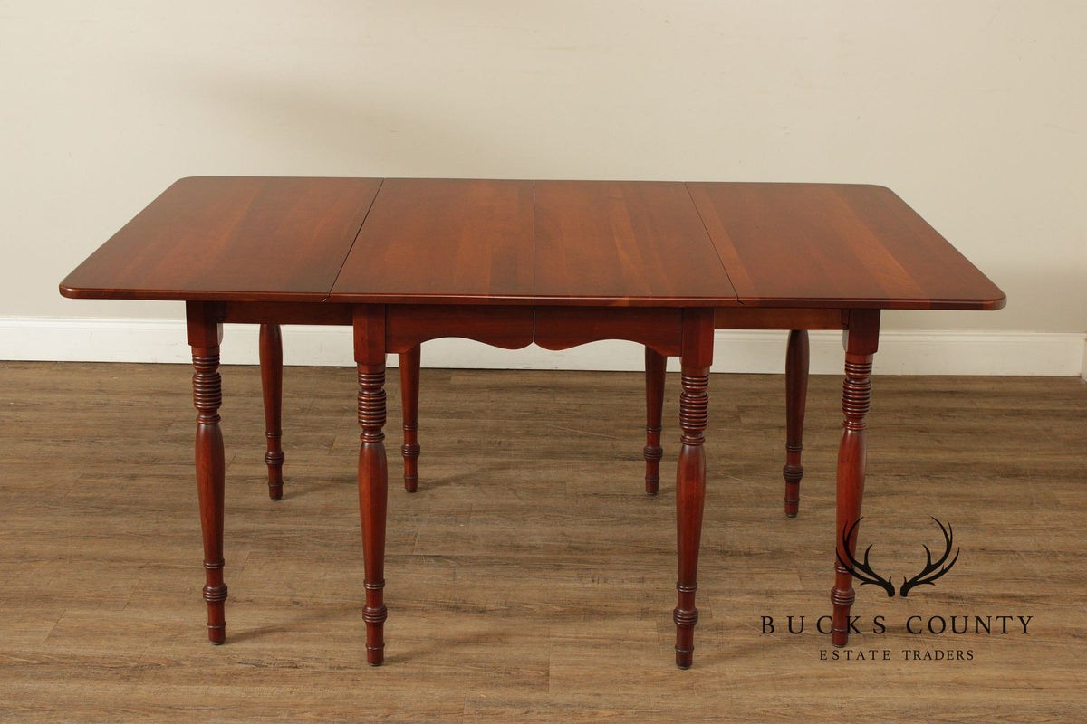 Empire Furniture Cherry Drop-Leaf Expandable Dining Table