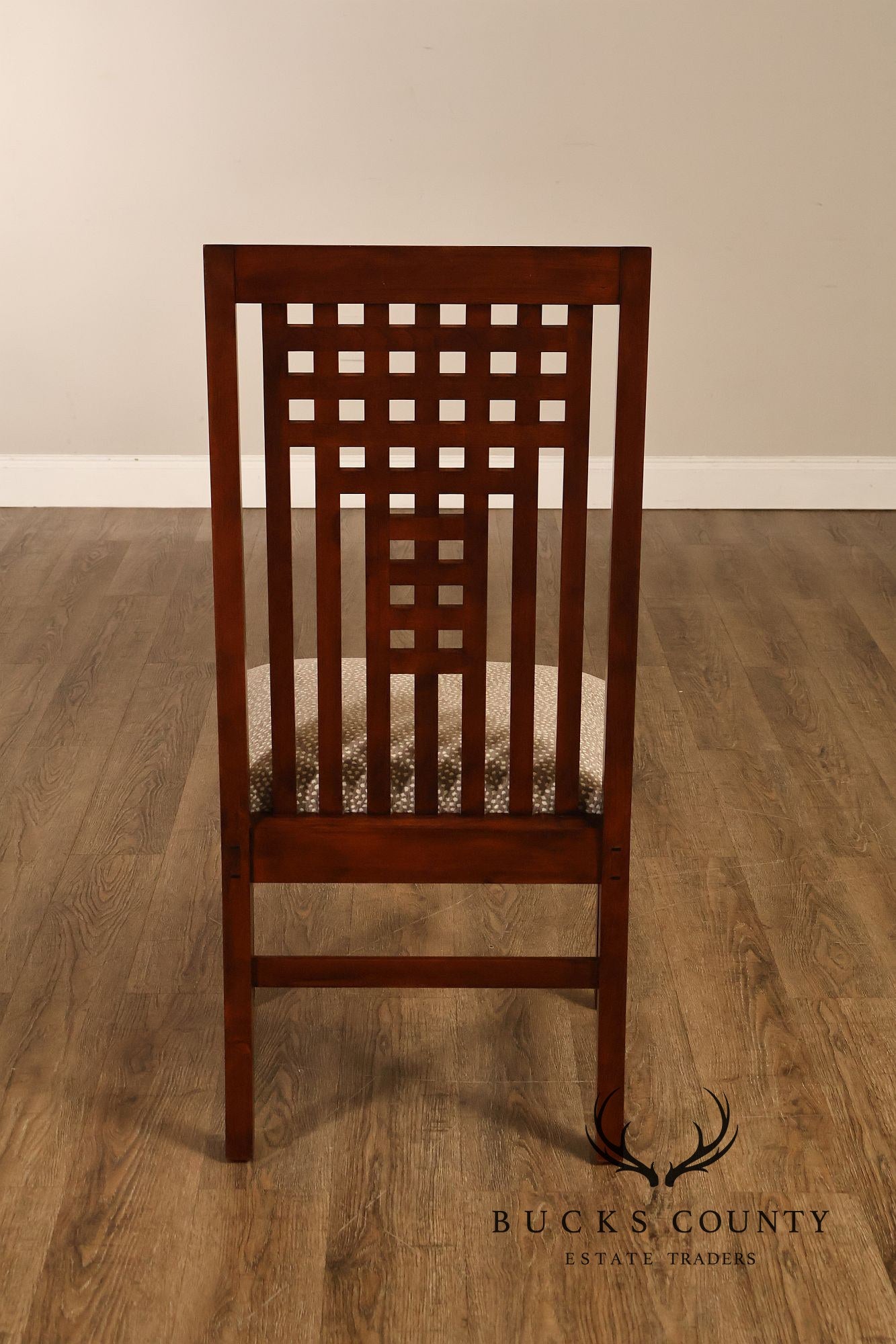 Stickley 21st Century Collection Set Of Six Lattice Back Dining Chairs
