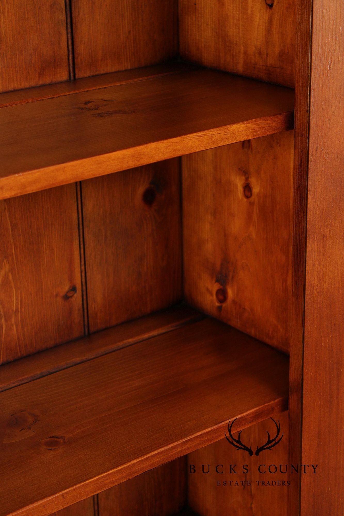 William Draper Country Classics Pine Two Door Narrow Storage Cabinet
