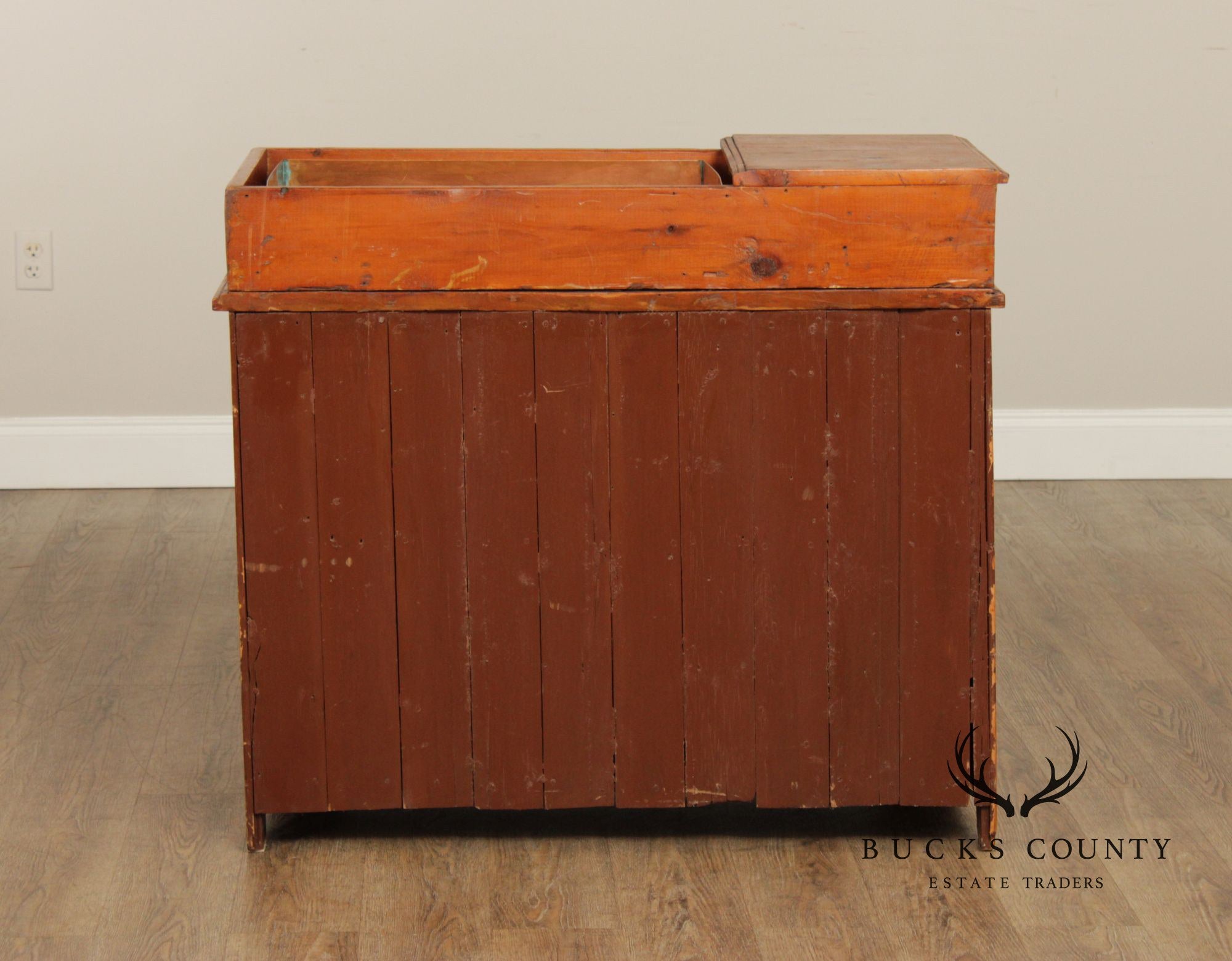 Antique Farmhouse Pine Dry Sink