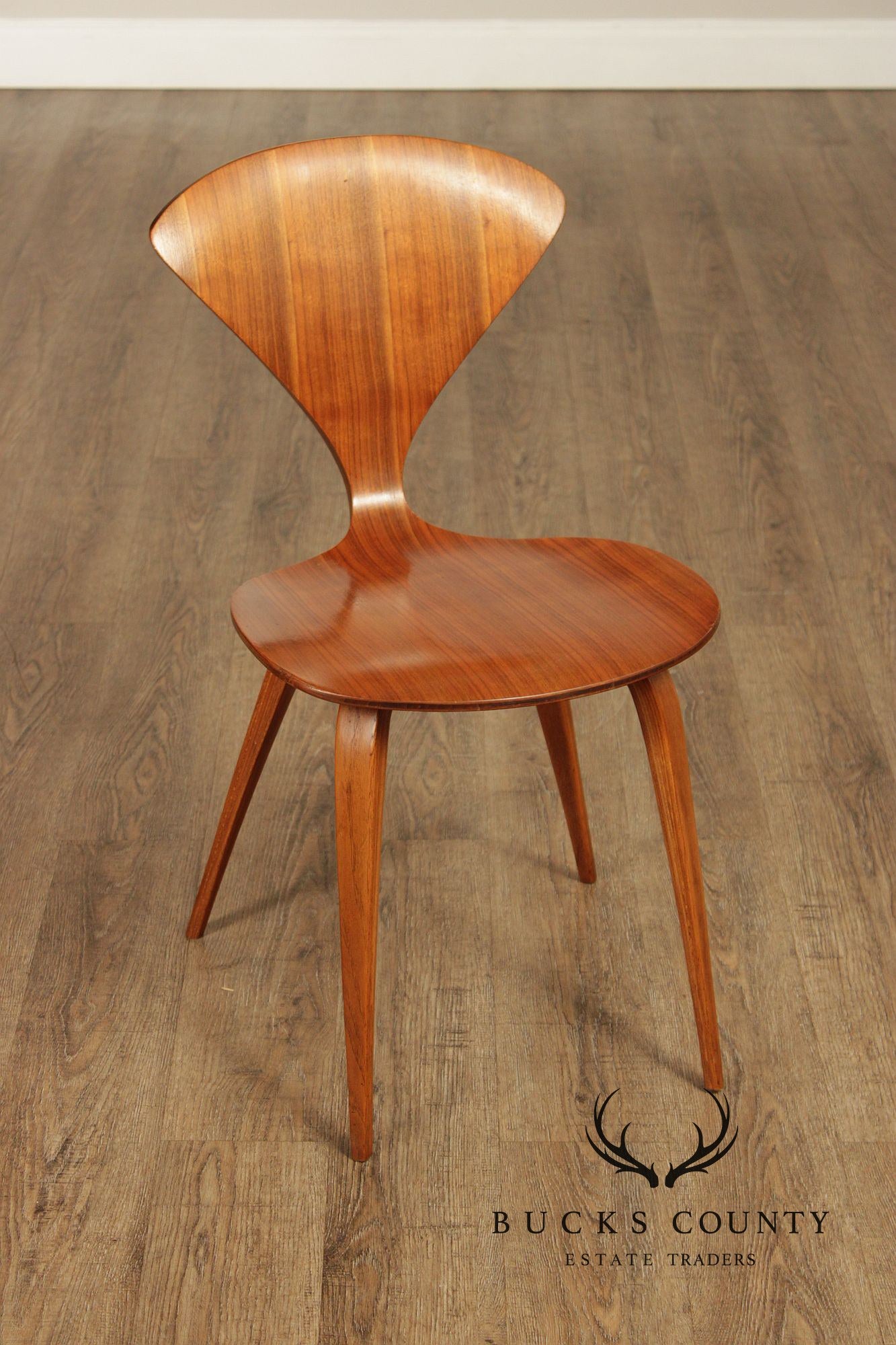 Norman Cherner Mid Century Modern Set of Five Hourglass Side Chairs