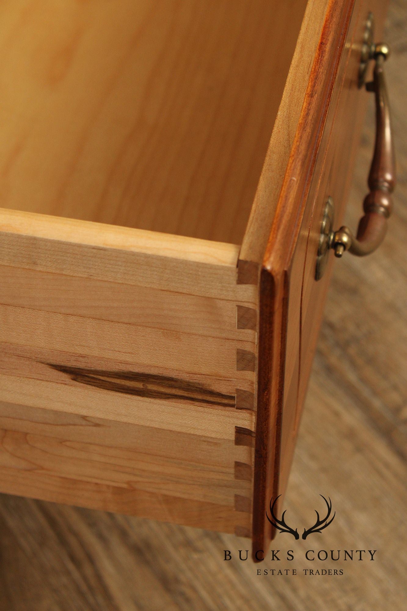 Ethan Allen Legacy Bonnetiere French Provincial Style Maple Armoire