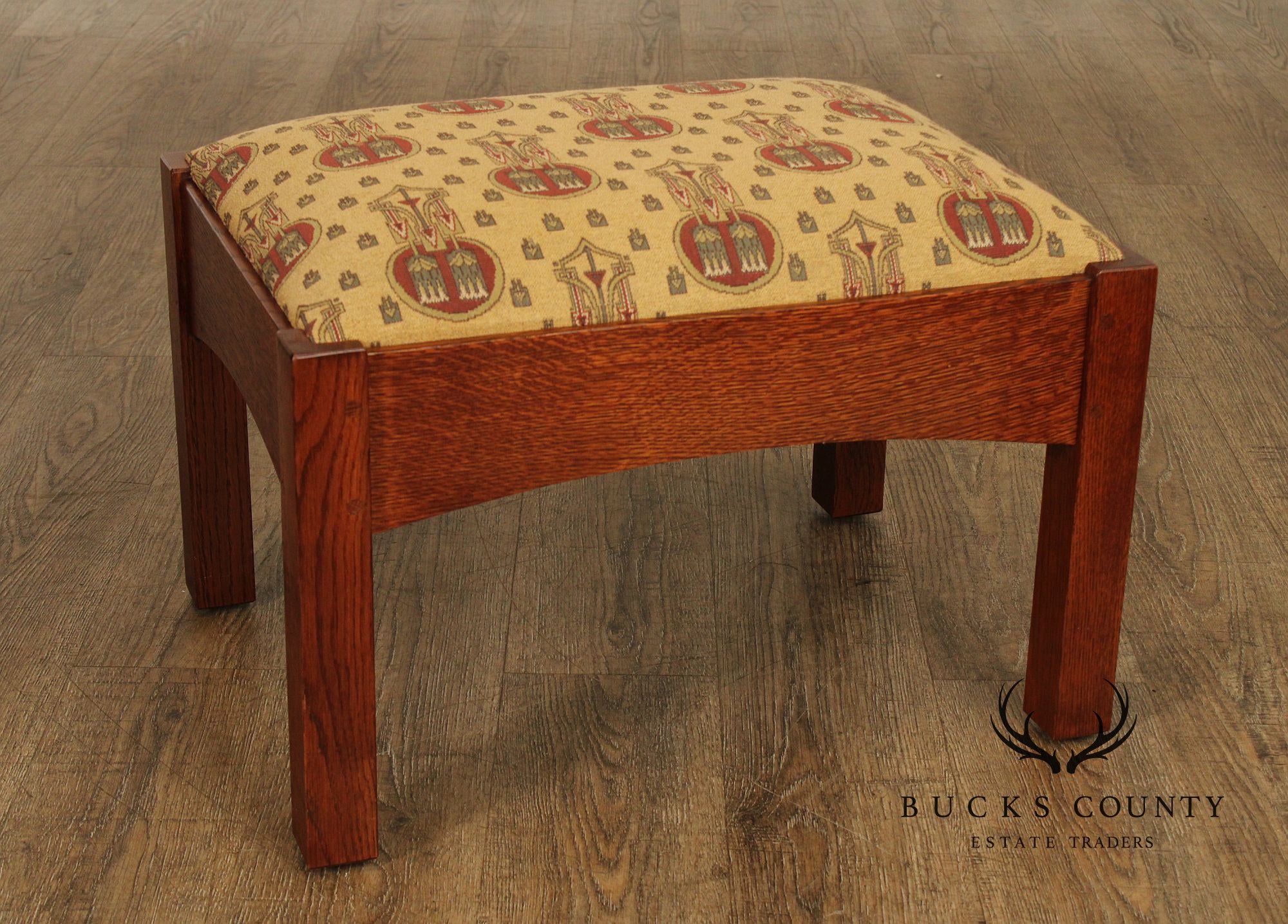 Stickley Mission Collection Oak Footstool