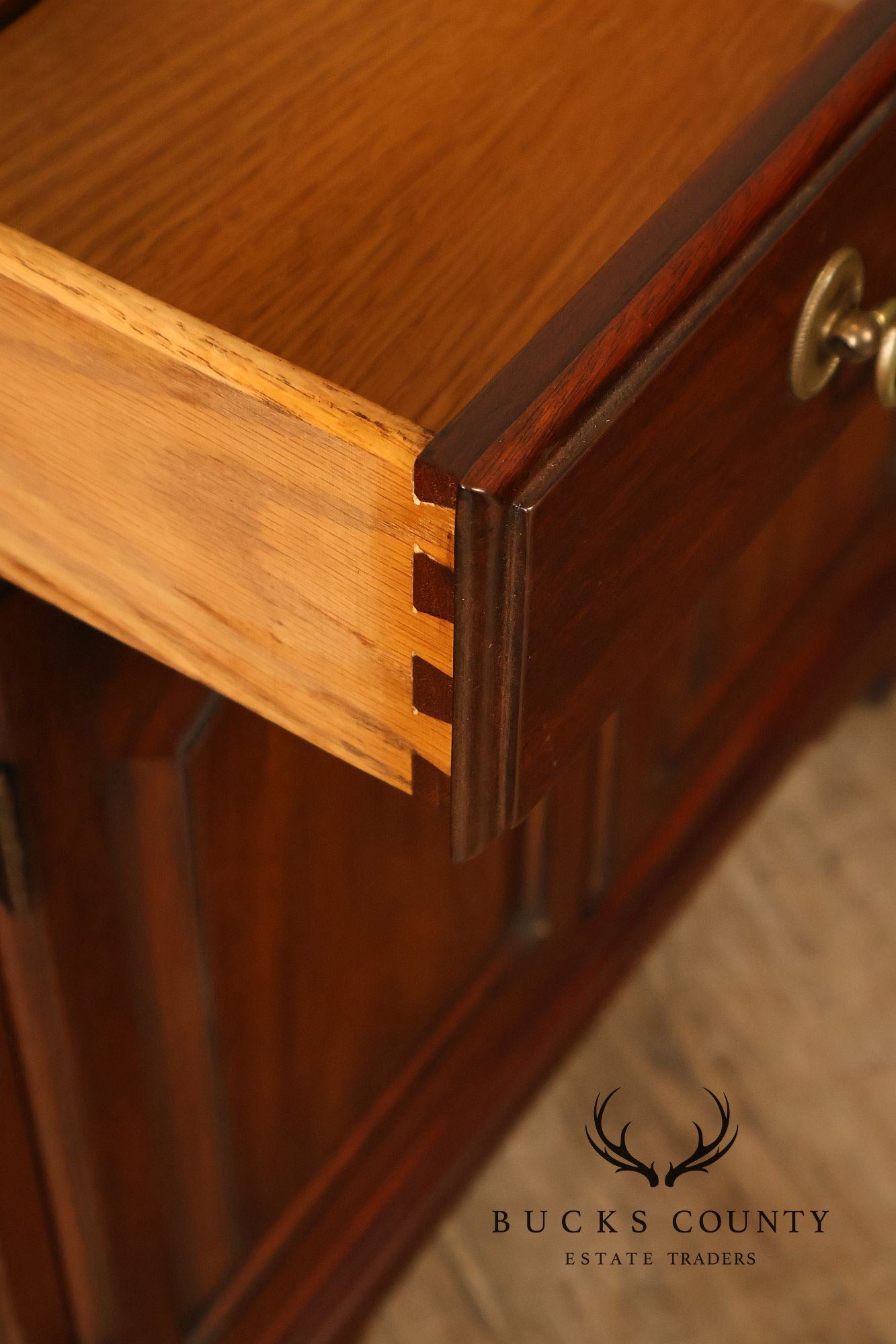 Henkel Harris Mahogany Pair of Nightstands