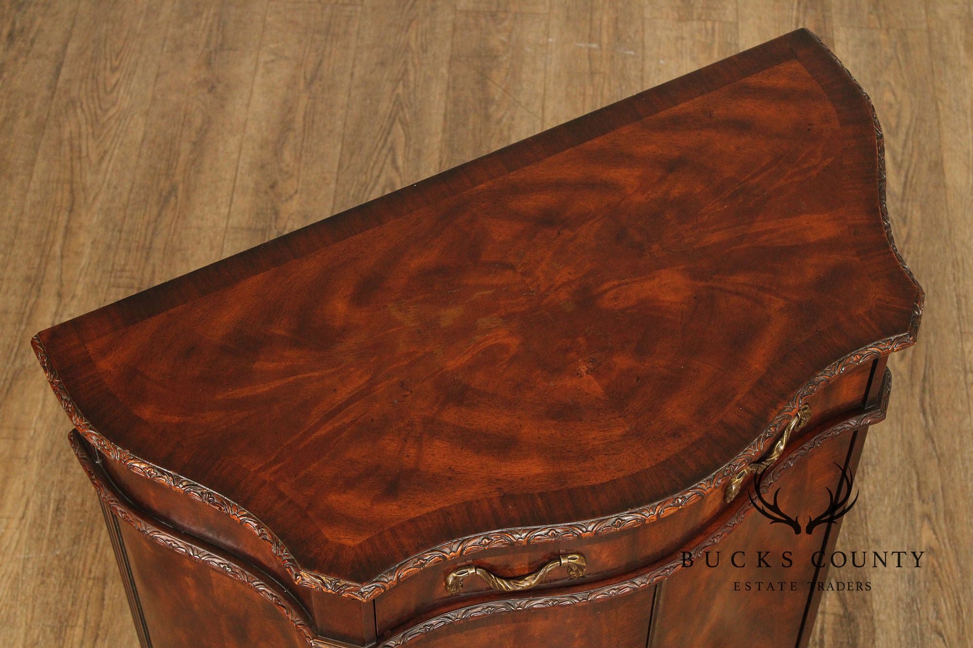 Theodore Alexander Regency Style Mahogany Cabinet