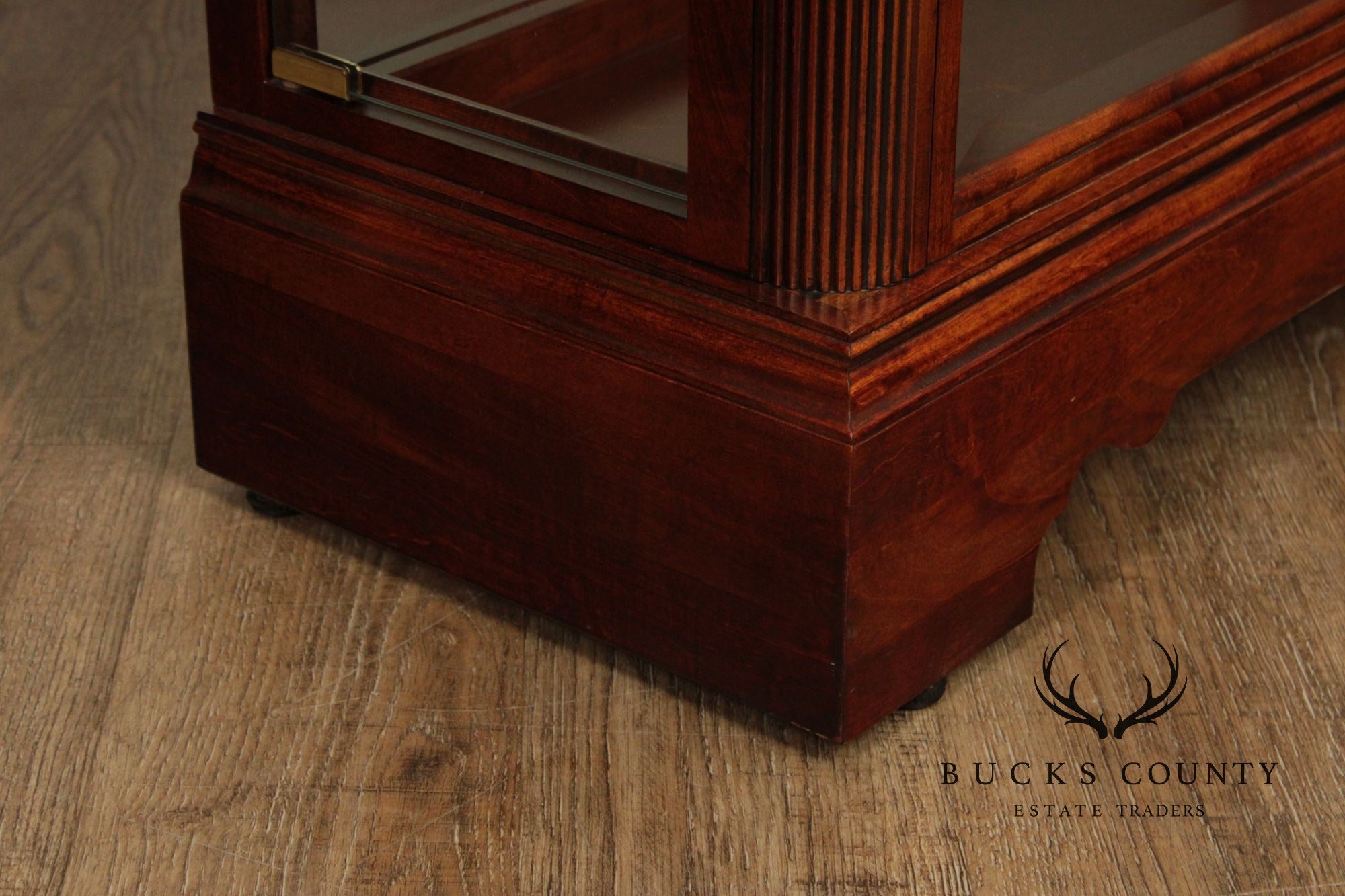 Howard Mill Federal Style Cherry Collector's Cabinet