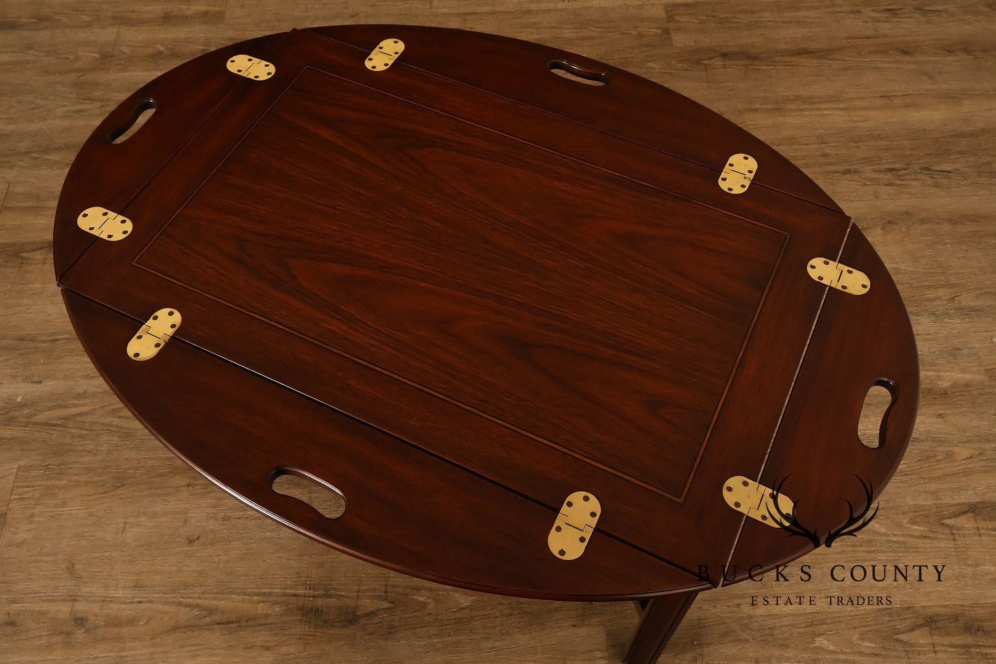 Henkel Harris Mahogany Butler’s Tray Coffee Table