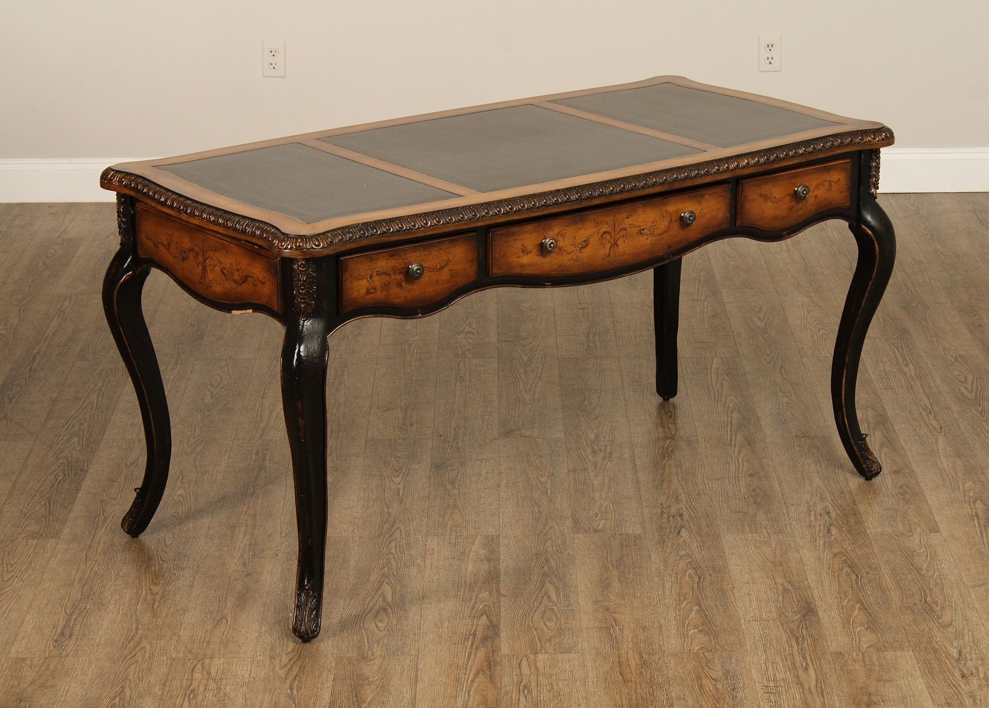 Hooker Furniture Louis XV Style Leather Top Desk