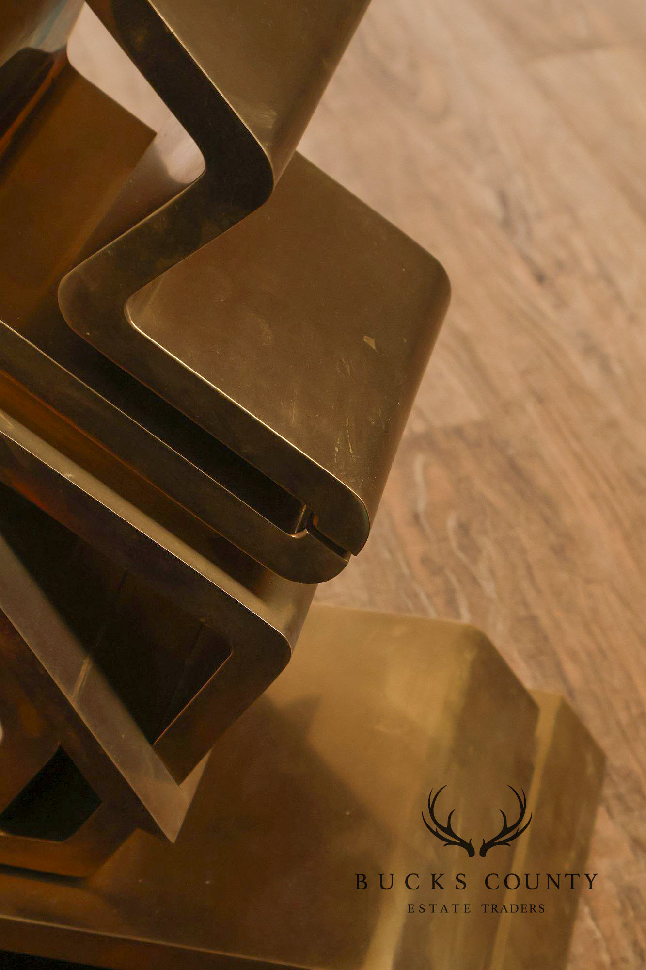 Giorgio Zennaro Modern Style Brass Sculpture “Forme Concrescenti”