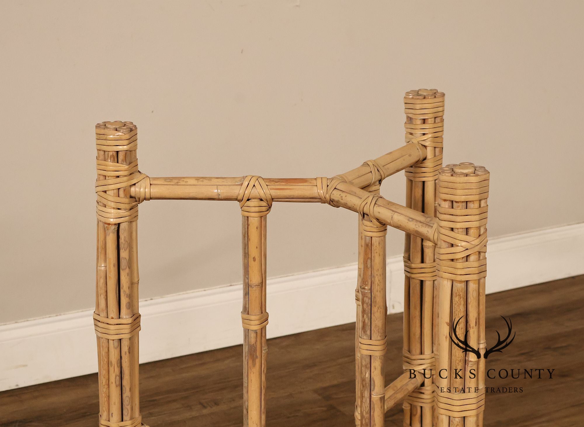 McGuire Bamboo Rattan Table Base
