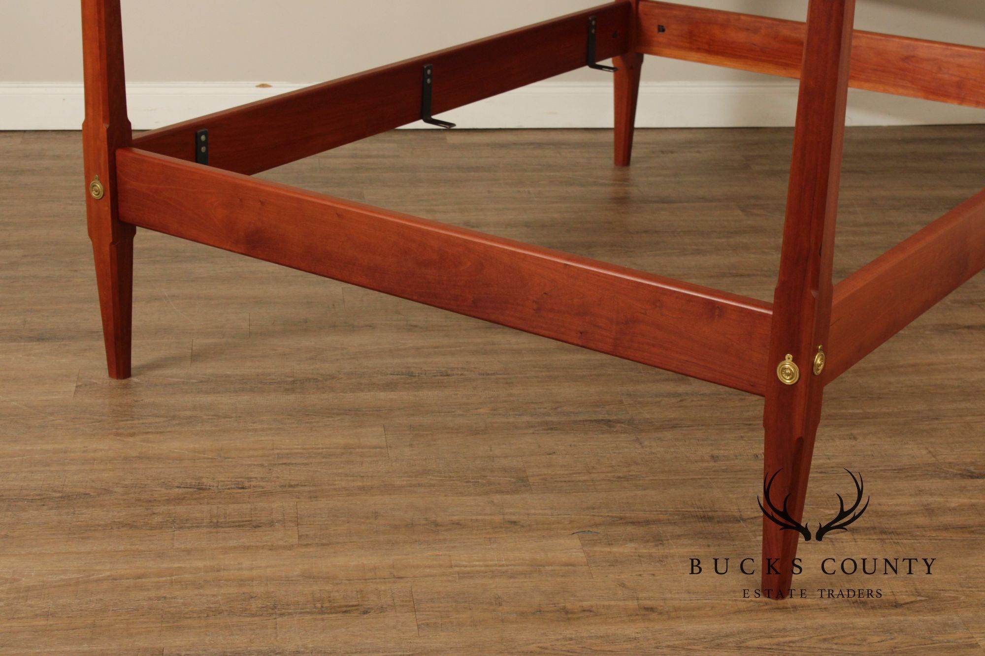 David Margonelli Custom Crafted Full Size Cherry Canopy Poster Bed