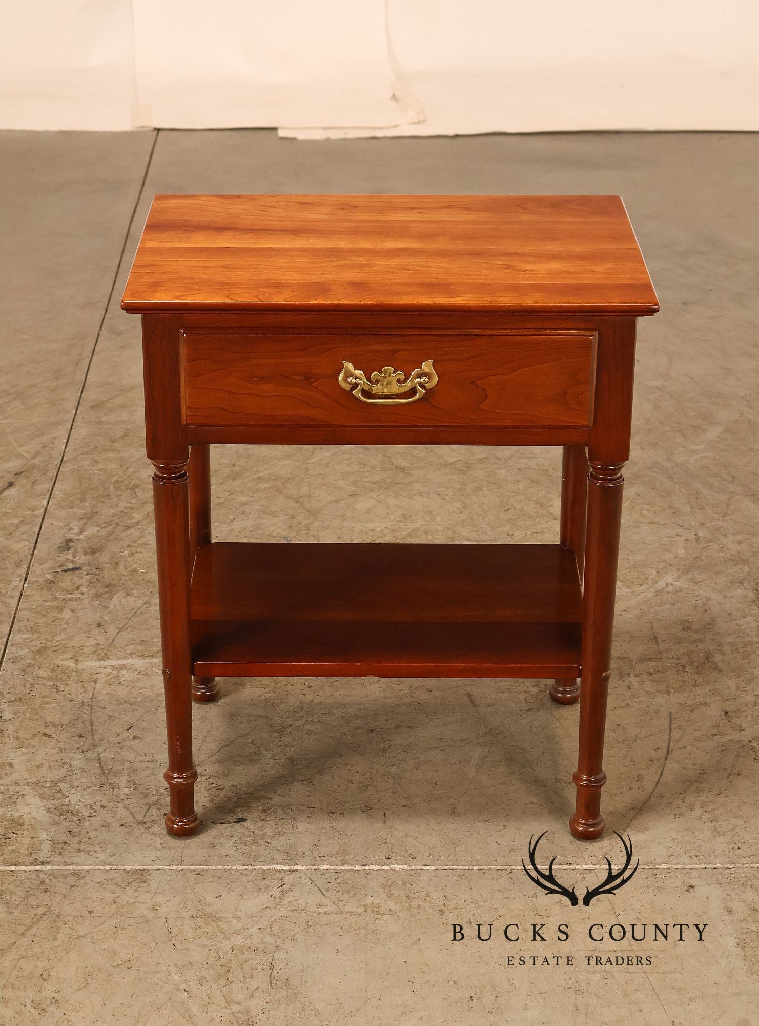 Stickley Cherry Valley Pair Of One Drawer Night Stands