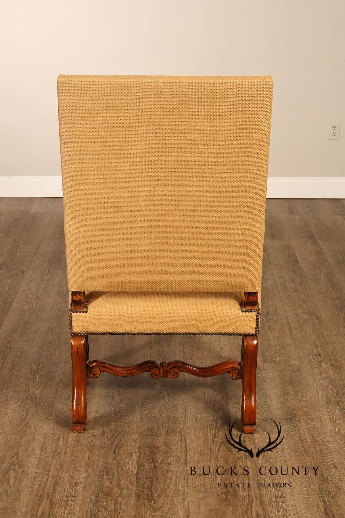 Alfonso Marina French Louis XIII Style Pair of Armchairs