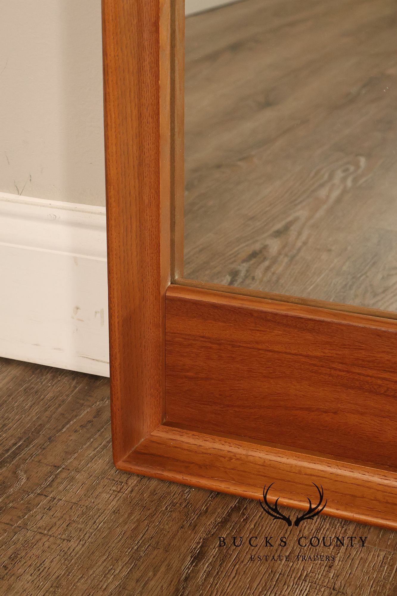 Danish Modern Vintage Teak Wall Mirror