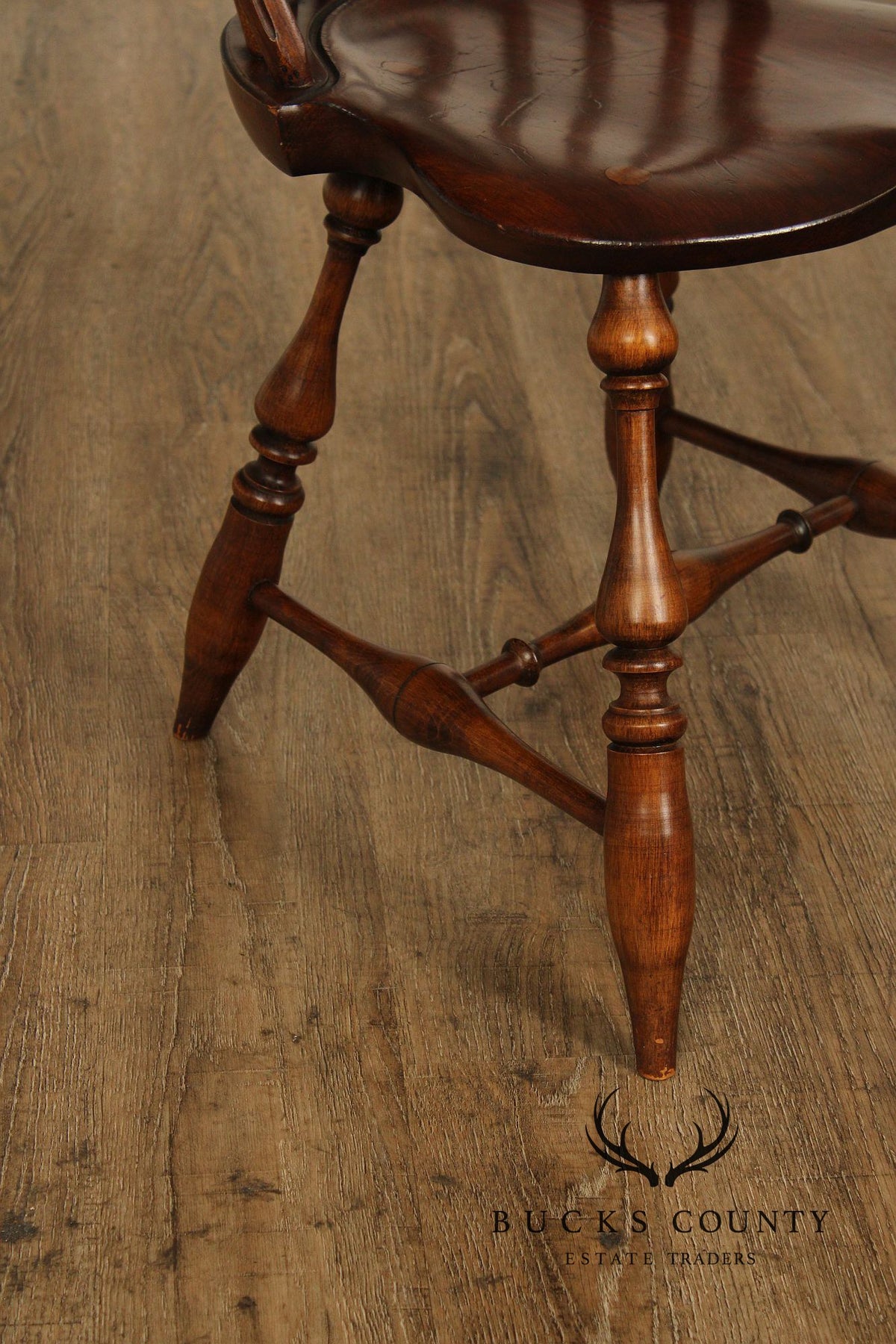 River Bend Chair Co. Brace Back Windsor Fan Back Side Chair