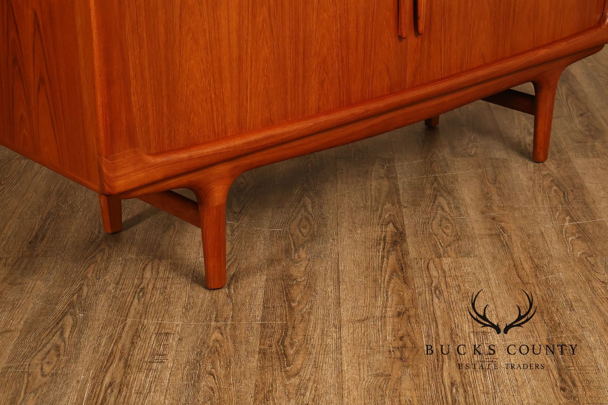 Danish Modern Falster Furniture Teak China Cabinet Credenza