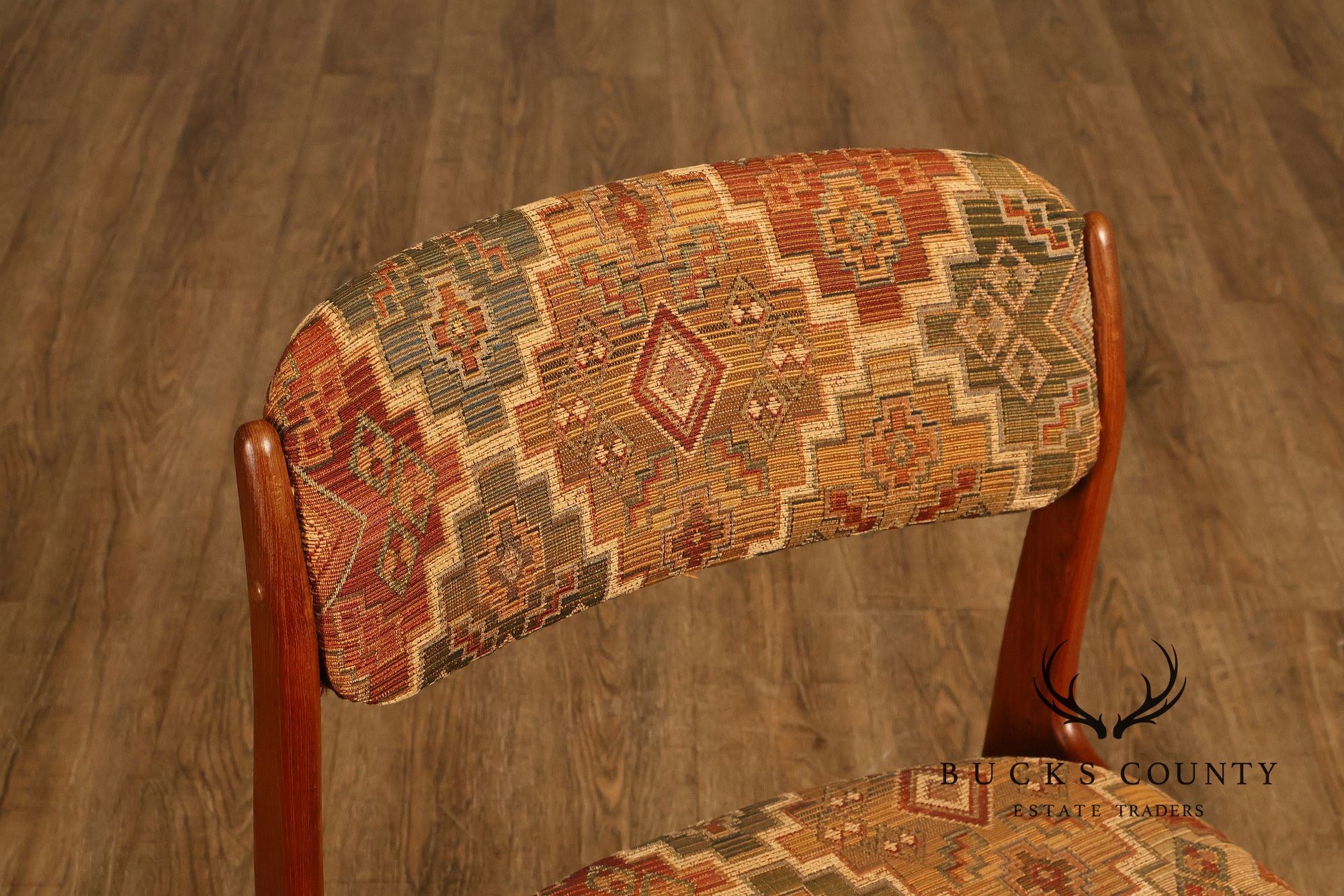 Erik Buch Danish Modern Set of Four Teak Dining Chairs