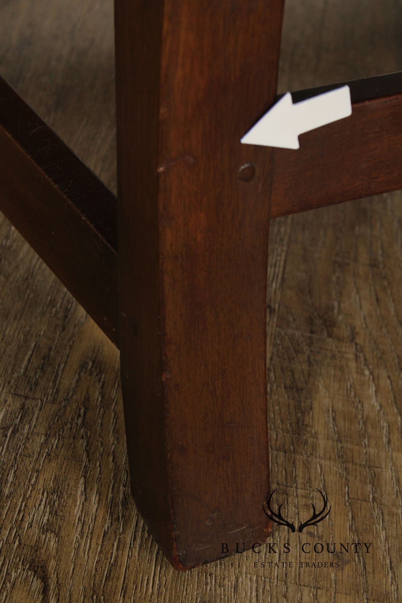 Kittinger Colonial Williamsburg Chippendale Style  Mahogany Wing Chair