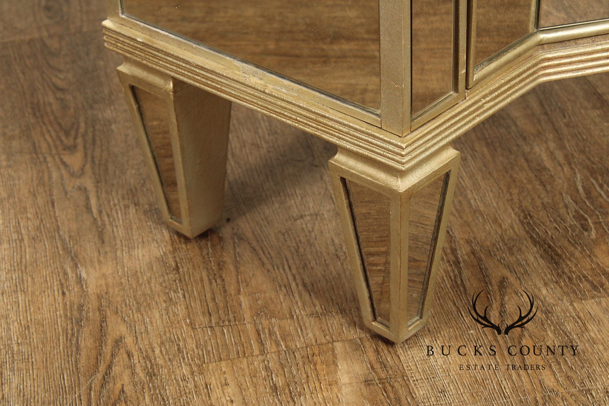 Pulaski Furniture Pair of 'Marquis' Mirrored Chest Nightstands