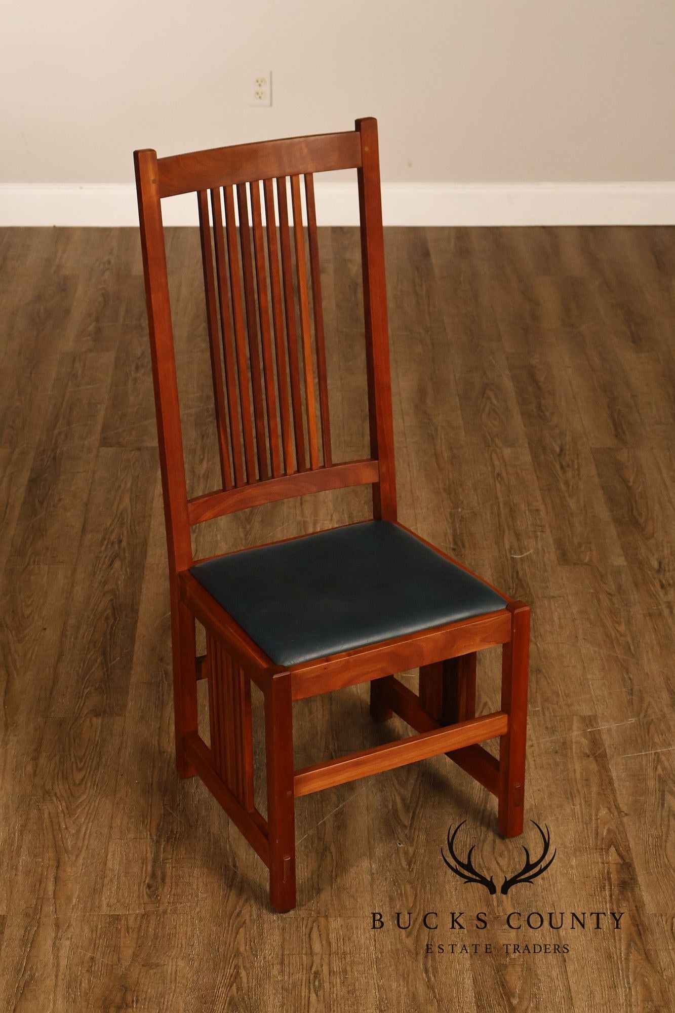 Stickley Mission Collection Cherry Set Of 6 Spindle Back Dining Chairs