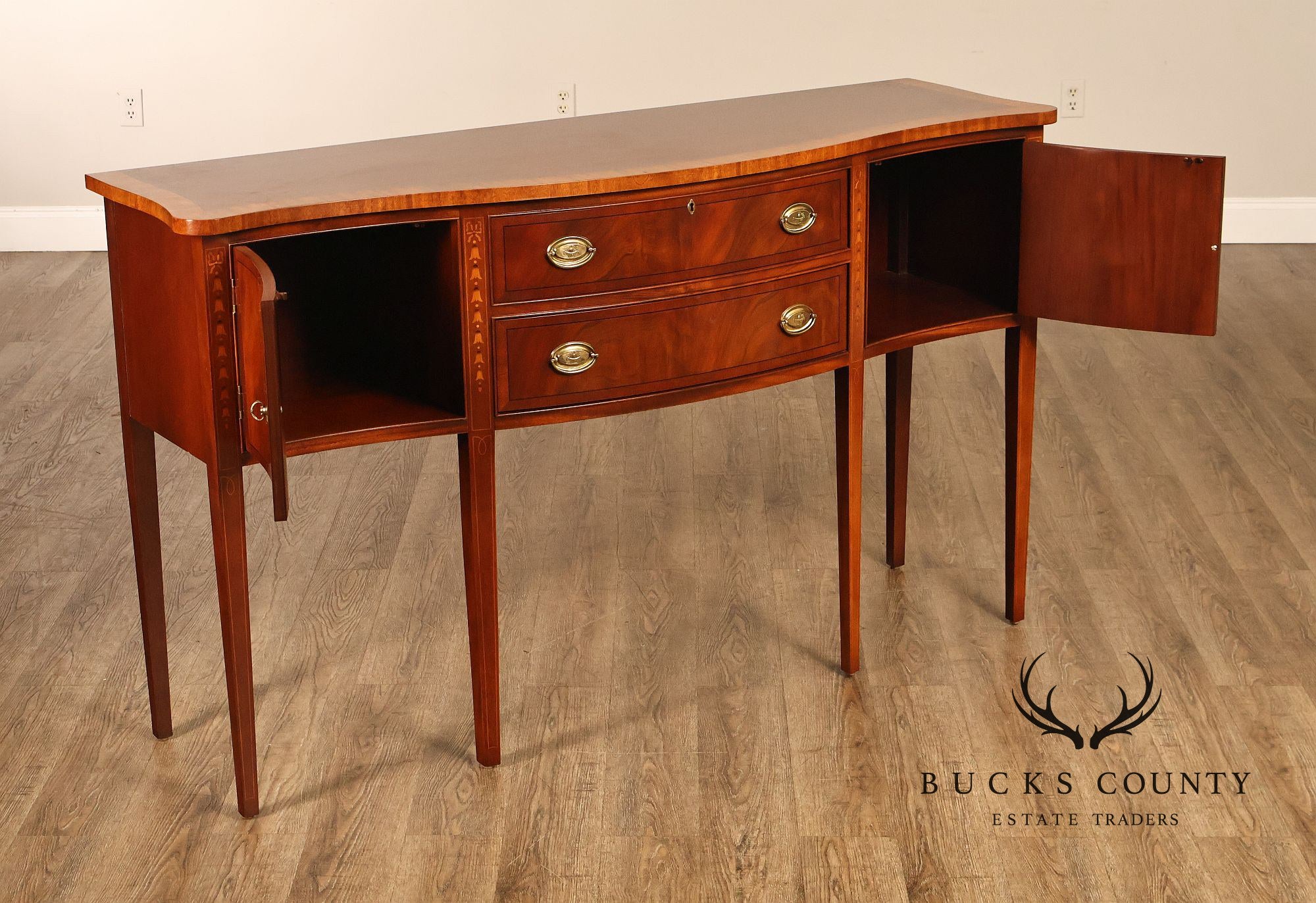 Ethan Allen Hepplewhite Style Mahogany Sideboard