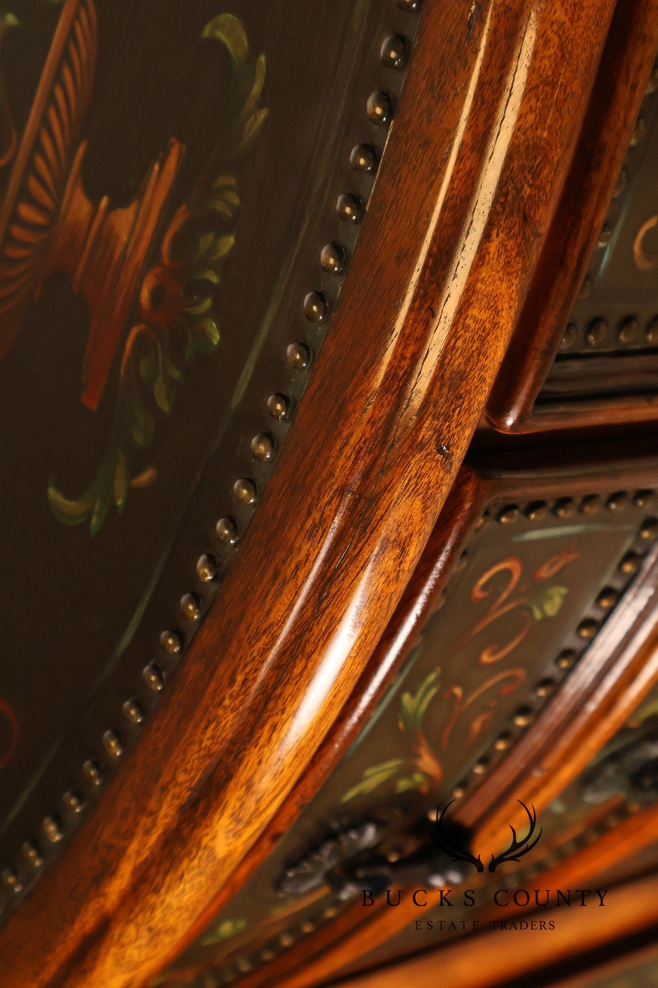 Theodore Alexander Decorated Chest With Drawers And Cabinet Doors